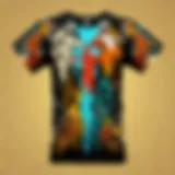 Abstract Minecraft Shirt Design