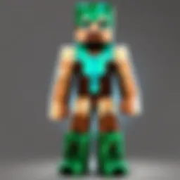 Abstract Minecraft Skin Design Concept
