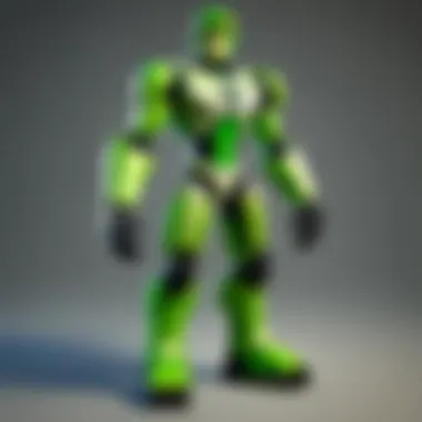 Ben 10 in Alien Form Action Figure A dynamic action figure of Ben 10 in his alien form