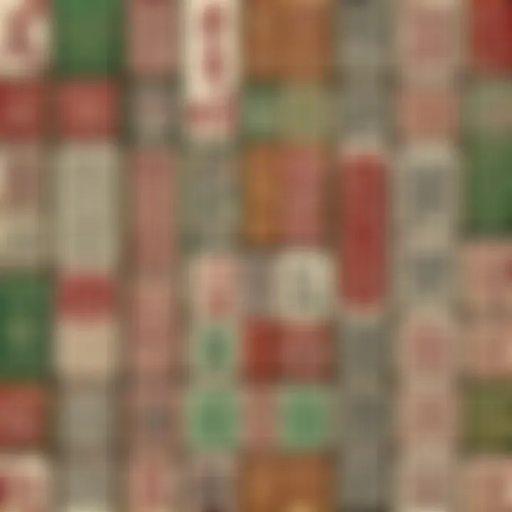 Ancient Chinese Mahjong Gra Tiles