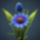 Blue Corn Flower in Minecraft