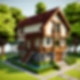 Basic structure of a Minecraft house