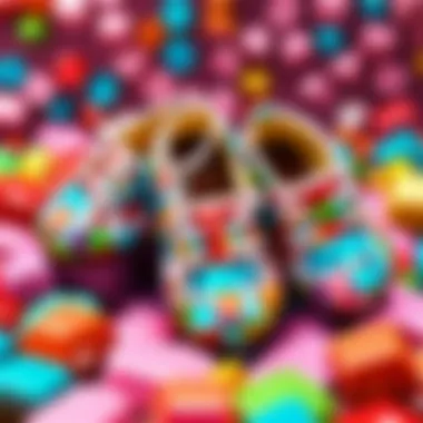 Candy-Covered Baby Shoes