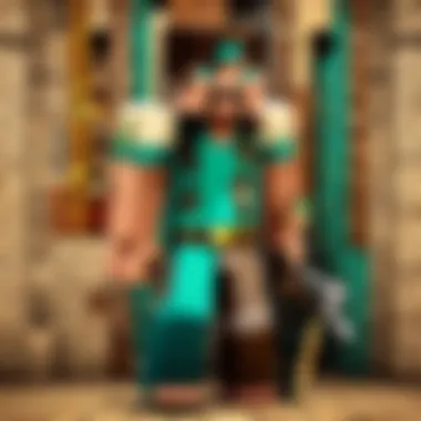 Diverse Collection of Custom Minecraft Skins A display of various custom Minecraft skins