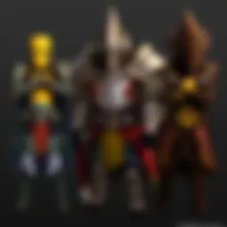 Overview of different armor types in Minecraft