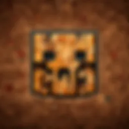 Minecraft logo with a captivating background