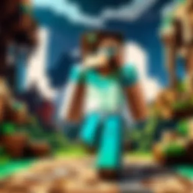 Minecraft Logo and PC Setup Minecraft logo and PC setup