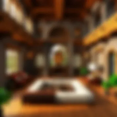 Beautiful Interior Design A beautifully designed interior of a Minecraft house