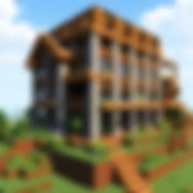 Building Materials Selection A variety of building materials in Minecraft