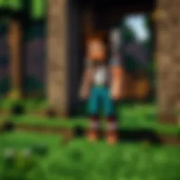 A player crafting a rich narrative in a Minecraft world