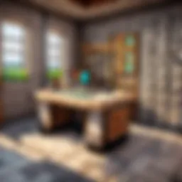 Minecraft crafting station on Xbox Series S