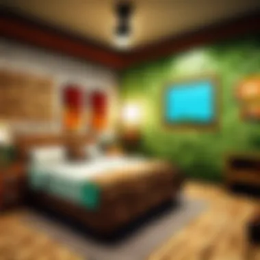 DIY Minecraft Decor Projects DIY Minecraft decor projects displayed in a bedroom