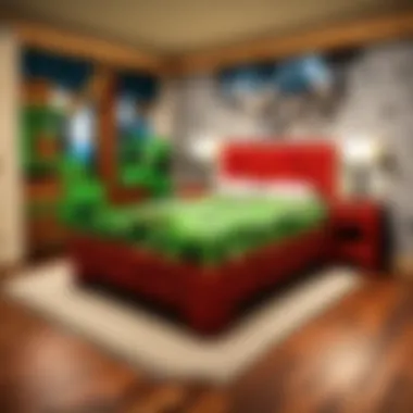 Unique Minecraft Block-Inspired Furniture Unique furniture arrangement inspired by Minecraft blocks