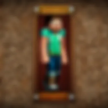 Customizing Your Banner A Minecraft player customizing a banner with various patterns