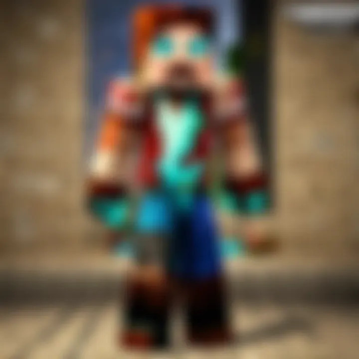 A vibrant collection of custom Minecraft skins