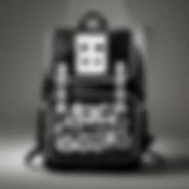 Sleek Danganronpa Monochrome Backpack