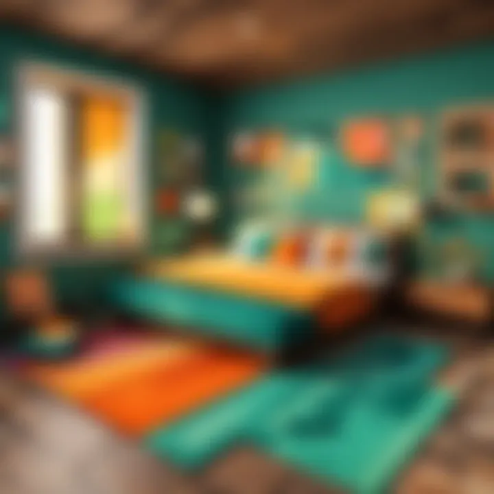 Color palette inspired by Minecraft blocks