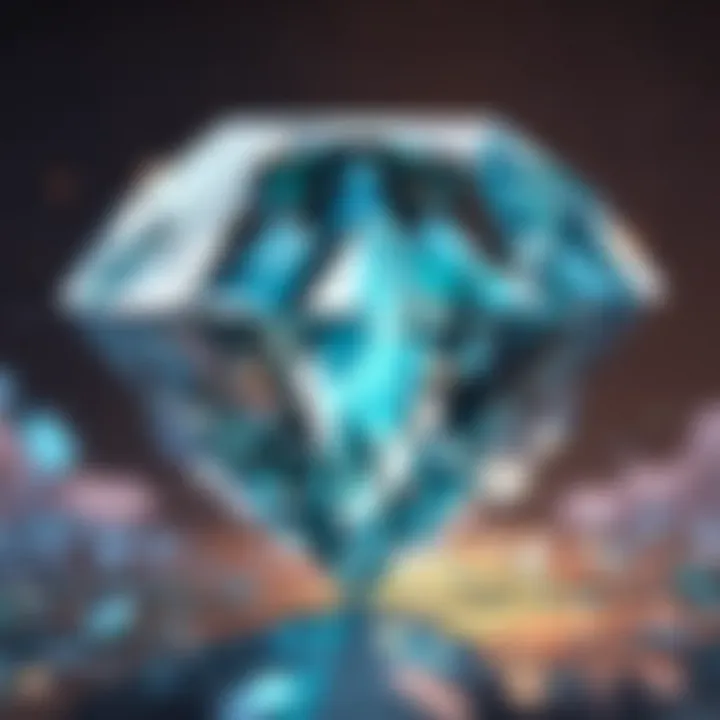 Sparkling gemstone in Minecraft