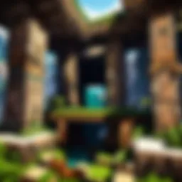 Digital Minecraft Server World