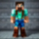 Variety of Minecraft skins showcasing unique designs