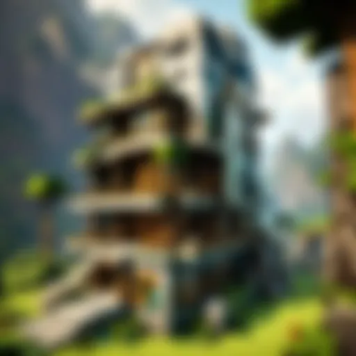 A detailed diagram showcasing the architecture of a Minecraft server setup