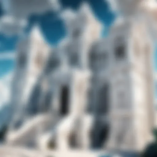 Ethereal Fortress made with White Craft Cement