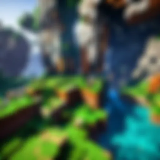 A captivating view of Minecraft Bedrock Edition on PC showcasing its unique interface.