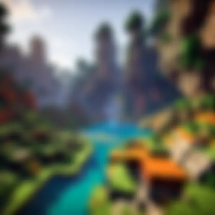 An illustration highlighting the multiplayer gameplay features of Bedrock Edition.