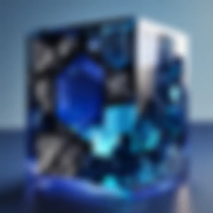 Sapphire Gemstone Block