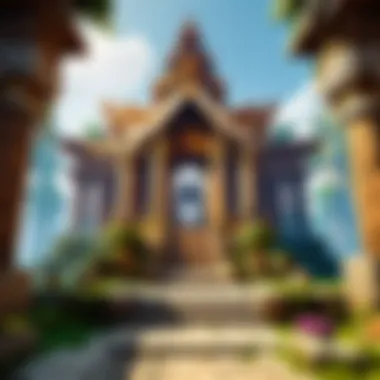 Mystical Temple Discovery Minecraft seed showcasing a hidden temple