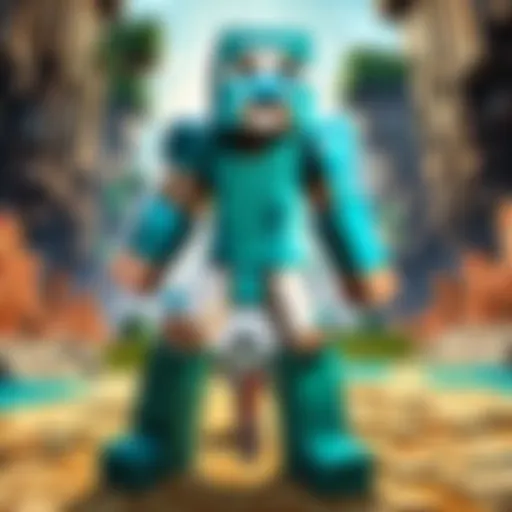 Minecraft server showcasing intense PVP battles