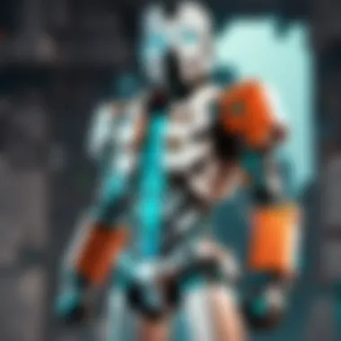 Techno-Futurism Fusion Minecraft skin featuring futuristic elements