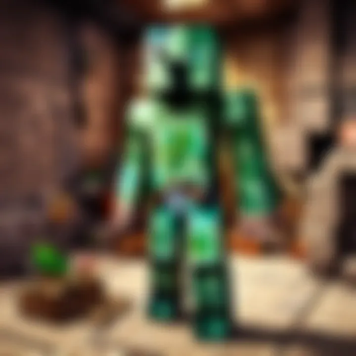 Various trade options showcased in Minecraft
