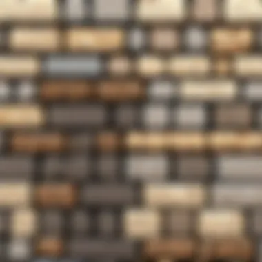 A variety of cobblestone wall tile designs in different Minecraft environments