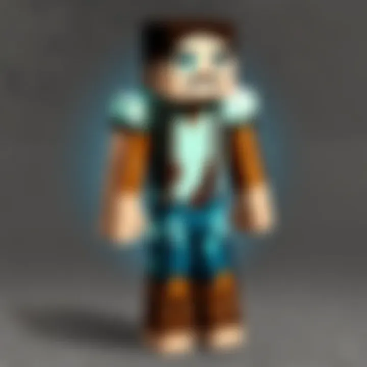 An array of Minecraft characters representing diverse customization styles