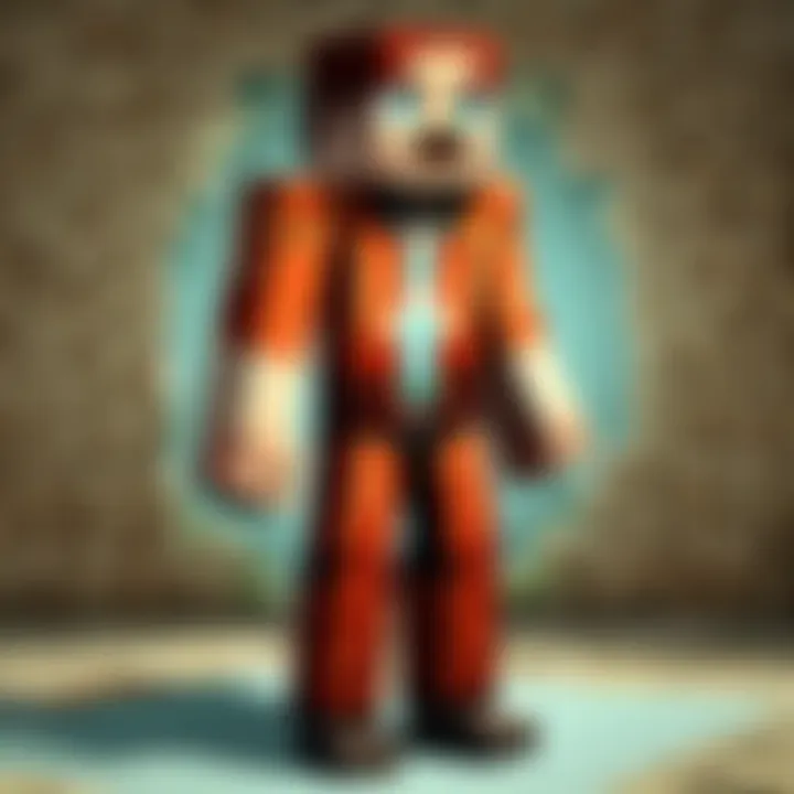 Various Minecraft characters engaging in gameplay