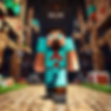 Playing Minecraft in a Browser A browser window displaying a popular free online Minecraft game
