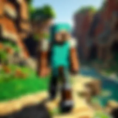 A group of players engaging in multiplayer Minecraft gameplay online