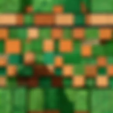 Crafting Green Terra Cotta Tiles in Minecraft Close-up of green terra cotta tiles stacked in a crafting interface