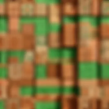Innovative Building Using Green Terra Cotta Tiles A creative Minecraft structure utilizing green terra cotta tiles in its design