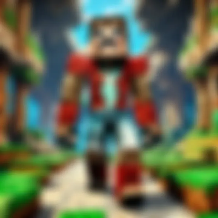 Web-based Minecraft gameplay without download illustration