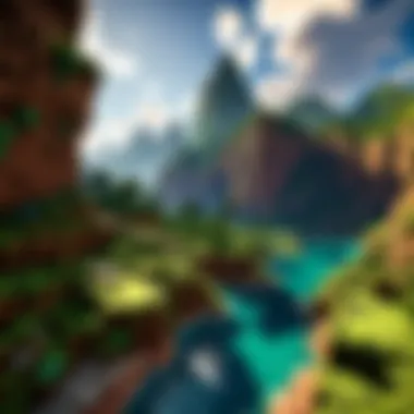 Vivid Terrain Exploration Exploring new landscapes in Minecraft update