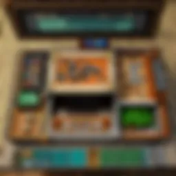 Minecraft Crafting Table Interface