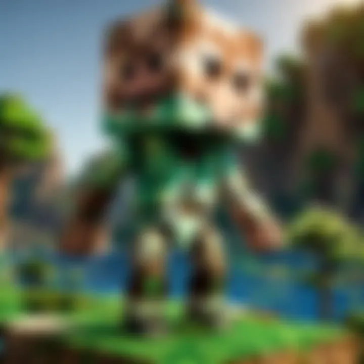 Creative Representation of Minecraft's Ever-Evolving Updates