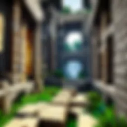 Vibrant Minecraft landscape showcasing diverse environments