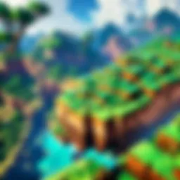 Exploring Minecraft landscapes on Switch Lite