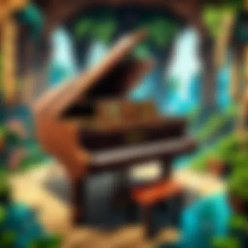 Piano sheet music featuring Minecraft melodies