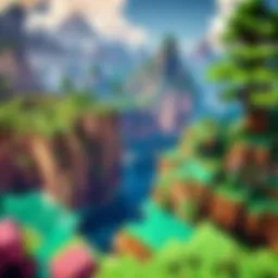 Creative Minecraft landscape design