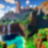 A detailed view of Minecraft gameplay on Chrome showcasing vibrant graphics and interactive elements.