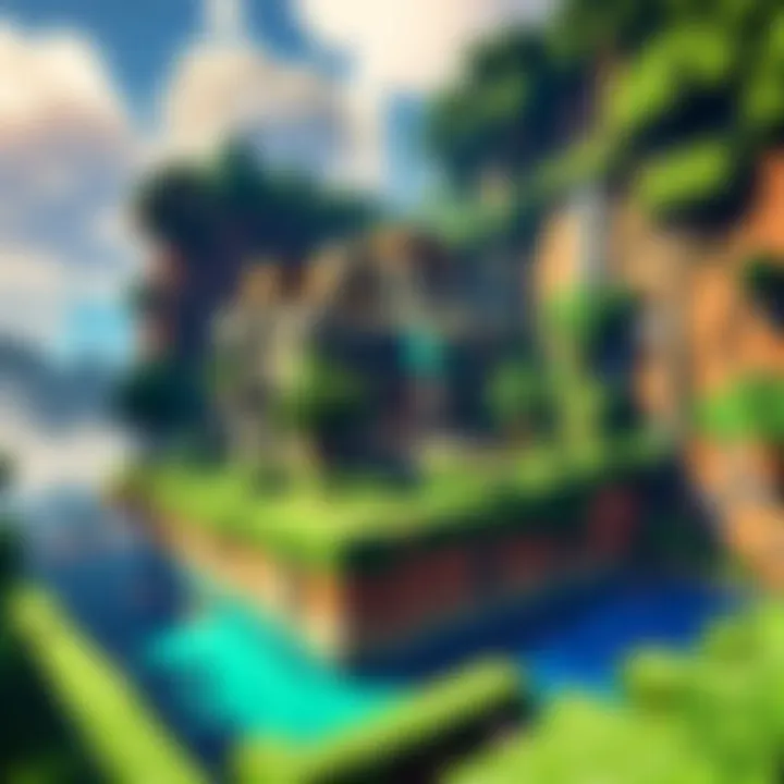 An impressive Minecraft building project with intricate designs